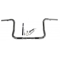 Fat Baggers Inc. 919412 Handlebar Kit - Rounded Top - 12" - Chrome 0601-5827