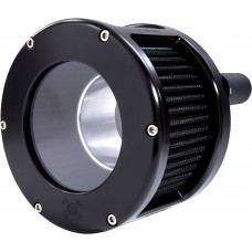 Feuling Oil Pump Corp. 5524 Air Cleaner - BA Race Series - Black - Clear Cover - Black - M8 1010-3150