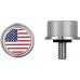 Figurati Designs FD20-SEAT KN-SS Seat Mounting Knob - Stainless Steel - American Flag 0820-0202