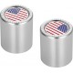 Figurati Designs FD20-DC-2730-SS Docking Hardware Covers - American Flag - Stainless Steel 3550-0385