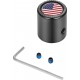 Figurati Designs FD21-HTSC-BLK Heel-Toe Shifter Cover - American Flag - Red/White/Blue/Black 1602-1473