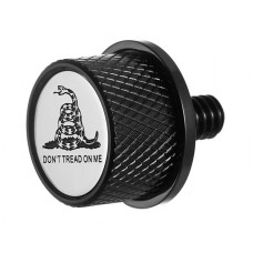 Figurati Designs FD40-SEAT KN-BK Seat Mounting Knob - Black - Don't Tread On Me 0820-0184