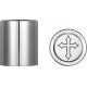 Figurati Designs FD41-DC-2530-SS Docking Hardware Covers - Short - Cross - Stainless Steel 3550-0335