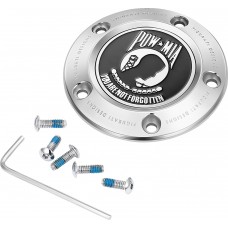 Figurati Designs FD50-TC-5H-SS Timing Cover - 5 Hole - POW MIA - Stainless Steel 0940-2094