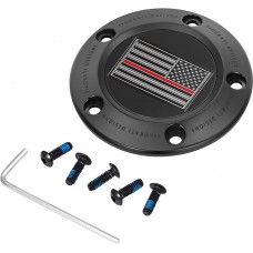 Figurati Designs FD75-TC-5H-BLK Timing Cover - 5 Hole - American - Red Line - Black 0940-2101