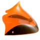 Klock Werks KWW-01-0623 Windshield - 8" - Orange Ice 2310-0718