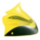 Klock Werks KWW-01-0624 Windshield - 8" - Yellow Ice 2310-0719
