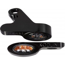 Kodlin Motorcycle K68500 LED 2-1 Front Turn Signal w/ Running Light - Black 2040-2916