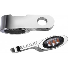Kodlin Motorcycle K68511 Turn Signal w/ Running Light - Universal - Chrome 2040-2919