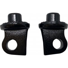 Kodlin Motorcycle K73252 Splined Peg Adapter - Male - Black 1620-2395