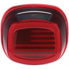 Kuryakyn 2924 Taillight with License Plate Light - Red 2010-1493