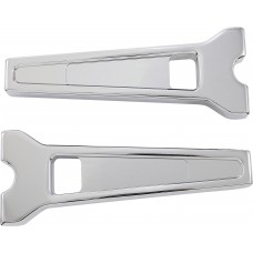 La Choppers LA-7470-08C Risers - Straight - 8" - Chrome 0602-1408