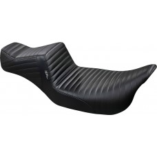 Le Pera LK-587DLPT Tailwhip Daddy Long Legs Seat - Pleated - Black 0801-1439