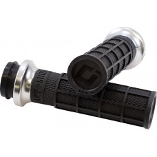 Odi V31HTW-BB-S Grips - Hart Luck - TBW - Black/Silver 0630-2865