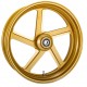 Performance Machine (Pm) 15207106RPAJSMG Wheel - Pro-Am - Dual Disc/ABS - Front - Gold Ops - 21"x3.50" 0201-2424