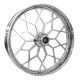 Rc Components 213HD031A21135C Wheel - Phenom - Front - Dual Disc w/ABS - Chrome - 21"x3.50" - FLH 0213-0876