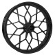 Rc Components 213HD031NON135B Wheel - Phenom - Front - Dual Disc - No ABS - Black - 21"x3.50" - FLH 0213-0873
