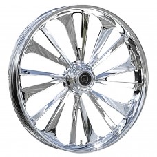 Rc Components 213HD031NON138C Wheel - Dillinger - Front - Dual Disc - No ABS - Chrome - 21"x3.50" - FLH 0213-0880