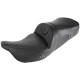 Saddlemen 808-07B-187HCT Roadsofa Standard Reach Heated Seat - Without Backrest - Black/Black Stitching 0801-1398