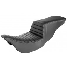 Saddlemen 808-07B-191 Step-Up Seat - Front Tuck-n-Roll - Black - FLH 0801-1423