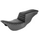 Saddlemen 808-07B-191 Step-Up Seat - Front Tuck-n-Roll - Black - FLH 0801-1423