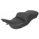 Saddlemen 897-07-187HCT Heated RoadSofa Seat - Without Backrest - Black W/Black Stitching 0801-1422