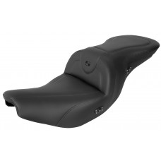 Saddlemen I14-07-187HCT Seat - RoadSofa - Without Backrest - Black W/Black Stitching - Heated 0810-2349