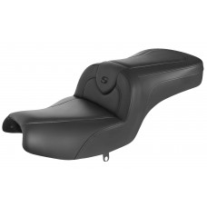 Saddlemen I20-06-187 RoadSofa Seat - Without Backrest - Black W/Black Stitching 0810-2350