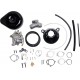 S&S Cycle 110-0146 Carburetor E and Stealth Air Kit - Black - Big Twin '84-'99 1001-0086