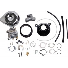 S&S Cycle 110-0152 Carburetor G and Stealth Air Kit - Chrome - Big Twin '06 1001-0092