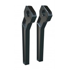 Todd'S Cycle TD-R12-10B Risers - Pullback - 1" Clamping - 10" Rise - Black 0602-1387