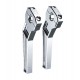 Todd'S Cycle TD-R22-08 Risers - Pullback - 1-1/8" Clamping - 8" Rise - Chrome 0602-1395
