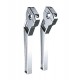 Todd'S Cycle TD-R22-10 Risers - Pullback - 1-1/8" Clamping - 10" Rise - Chrome 0602-1396