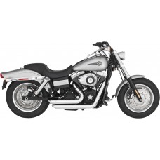Vance & Hines 17317 Short Shot Staggered Exhaust System - Chrome 1800-2601