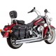 Vance & Hines 17323 Big Shots Staggered Long Exhaust System - Chrome 1800-2606