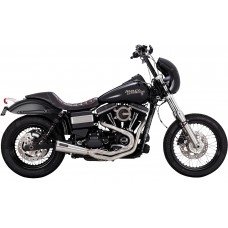 Vance & Hines 27325 Stainless 2-into-1 Upsweep Exhaust System - Brushed 1800-2610