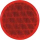 OPTRONICS INC. RE-21RS REFLECTORS ROUND RED EA. 2040-0398