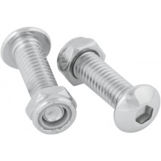 PERFORMANCE MACHINE (PM) 0109-1021 Foot Peg Hardware Kit Chrome 2404-0367