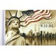 PRO PAD FLG-911NF15 FLAG NEVER FORGET 10X15 0521-1483