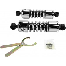 PROGRESSIVE SUSPENSION 412-4037C Shock - 412 Series - 11" - Standard - Chrome - DYNA DS310061