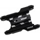 RACE SHOP INC. RA-46 Black Adjustable 4" - 7" Handlebar Riser 0602-1040
