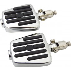 RIVCO PRODUCTS MV130 FLOORBOARD MINI CHROME 1621-0856