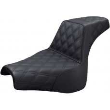 SADDLEMEN 818-28-175 SEAT STEP UP LS F/R BLACK 0802-0997