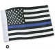 SHOW CHROME 4-240LE FLAG THIN BLUE LINE 0521-1550