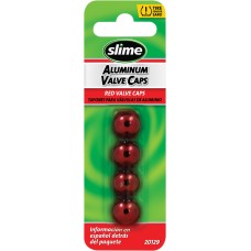 SLIME 20129 CAPS VALVE STEM RED 4PK 0361-0074