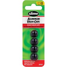 SLIME 20132 CAPS VALVE STEM BLACK 4PK 0361-0072