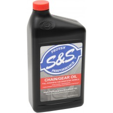 S&S CYCLE 153763 Synthetic Chain/Gear Oil - 1 US quart 3604-0008