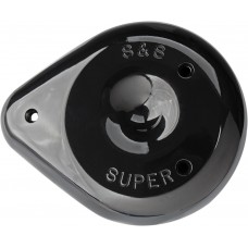 S&S CYCLE 170-0384A Replacement S&S Air Cleaner Cover for E/G Carburetors Teardrop Gloss Black 1014-0237