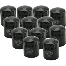 S&S CYCLE 310-0241 FILTER OIL BLK 99-17 12PK 0712-0494