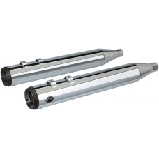 S&S CYCLE 550-0689 Grand National 4" Slip-On Mufflers - Chrome - FLT '95-'16/Tri Glide '09-'19 1801-1205